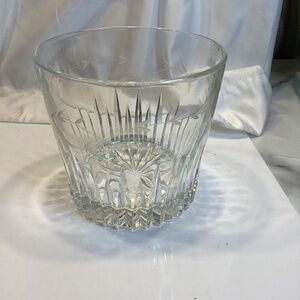 Retired Princess House HERITAGE lead crystal Ice Bucket clear color
